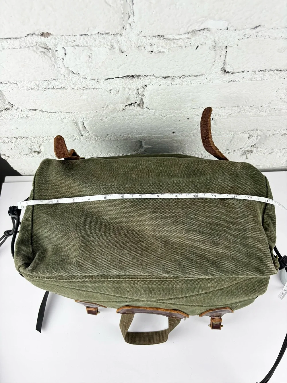 Vintage Duluth Front Portage Pack Olive Canvas Bag